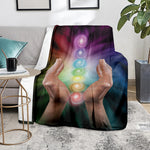 Seven Chakras Energy Print Blanket