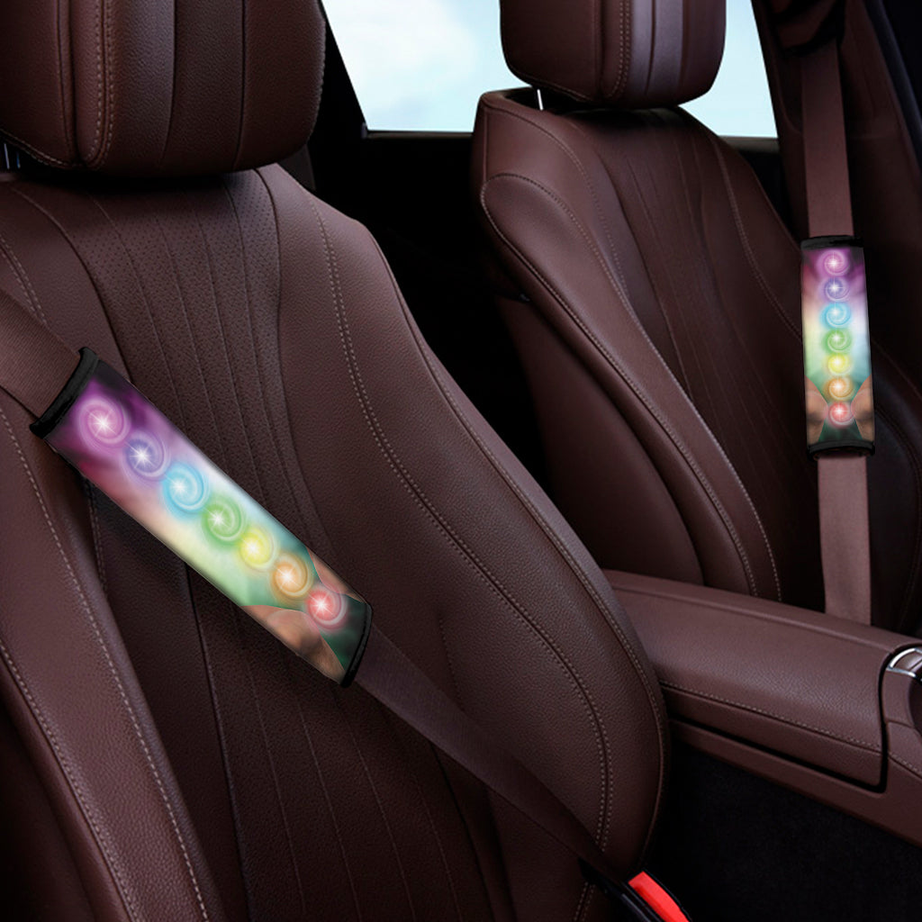 Seven Chakras Energy Print Car Seat Belt Covers