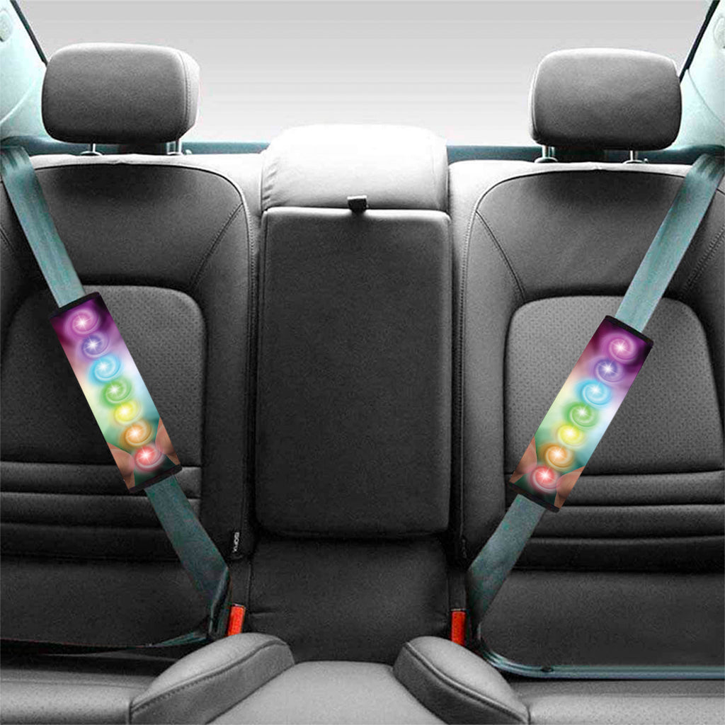 Seven Chakras Energy Print Car Seat Belt Covers