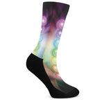 Seven Chakras Energy Print Crew Socks