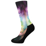 Seven Chakras Energy Print Crew Socks