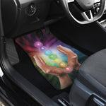 Seven Chakras Energy Print Front and Back Car Floor Mats