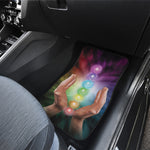 Seven Chakras Energy Print Front and Back Car Floor Mats