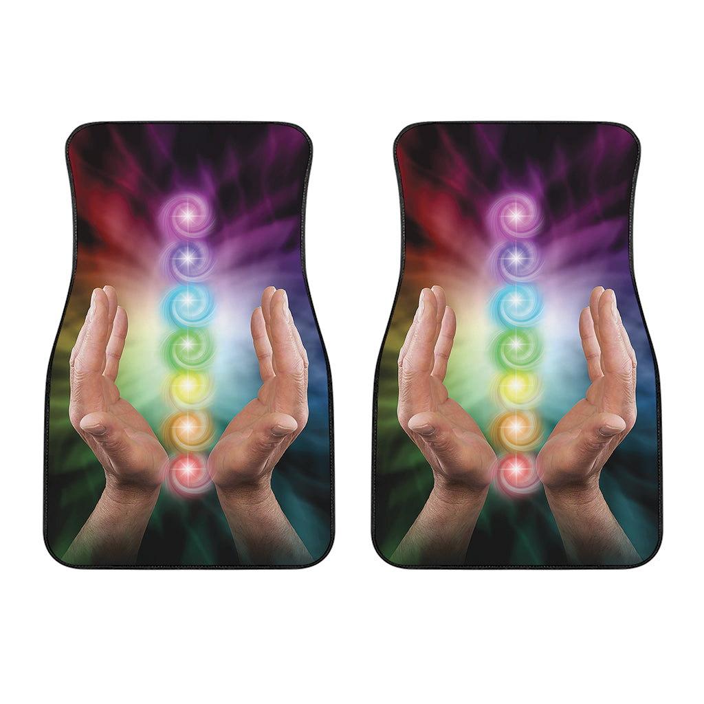 Seven Chakras Energy Print Front Car Floor Mats