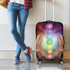 Seven Chakras Energy Print Luggage Cover