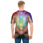 Seven Chakras Energy Print Men's T-Shirt