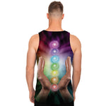 Seven Chakras Energy Print Men's Tank Top