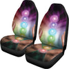 Seven Chakras Energy Print Universal Fit Car Seat Covers