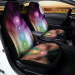 Seven Chakras Energy Print Universal Fit Car Seat Covers