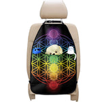 Seven Chakras Flower Of Life Print Car Seat Organizers