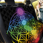Seven Chakras Flower Of Life Print Pet Car Back Seat Cover