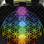 Seven Chakras Flower Of Life Print Pet Car Back Seat Cover