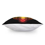 Seven Chakras Flower Of Life Print Pillow Cover