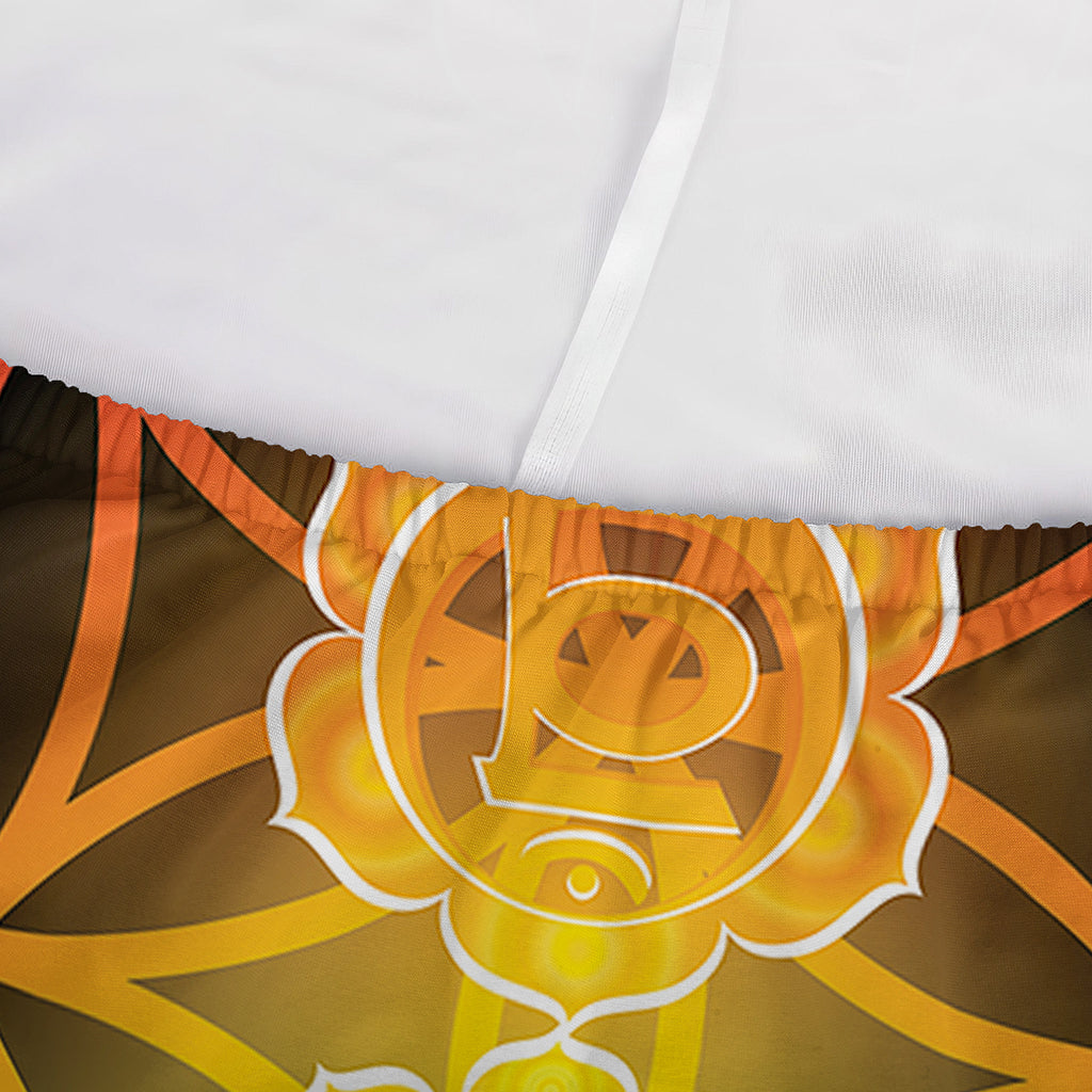 Seven Chakras Flower Of Life Print Sofa Cover