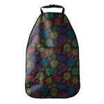 Seven Chakras Flowers Pattern Print Car Seat Organizers