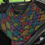 Seven Chakras Flowers Pattern Print Pet Car Back Seat Cover