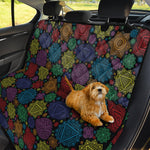 Seven Chakras Flowers Pattern Print Pet Car Back Seat Cover