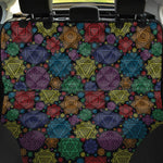 Seven Chakras Flowers Pattern Print Pet Car Back Seat Cover