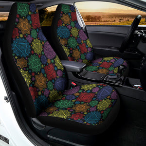 Seven Chakras Flowers Pattern Print Universal Fit Car Seat Covers