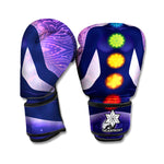 Seven Chakras Mandala Print Boxing Gloves