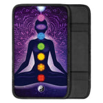 Seven Chakras Mandala Print Car Center Console Cover