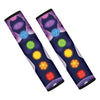 Seven Chakras Mandala Print Car Seat Belt Covers