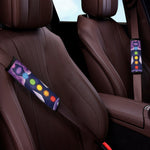 Seven Chakras Mandala Print Car Seat Belt Covers