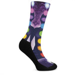 Seven Chakras Mandala Print Crew Socks