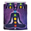 Seven Chakras Mandala Print Duvet Cover Bedding Set