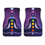 Seven Chakras Mandala Print Front Car Floor Mats