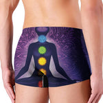 Seven Chakras Mandala Print Men's Boxer Briefs