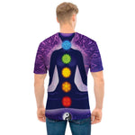 Seven Chakras Mandala Print Men's T-Shirt