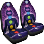 Seven Chakras Mandala Print Universal Fit Car Seat Covers