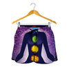 Seven Chakras Mandala Print Women's Shorts