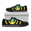 Seven Chakras Rainbow Of Life Print Black Low Top Sneakers