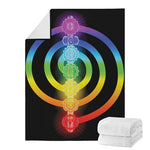 Seven Chakras Rainbow Of Life Print Blanket