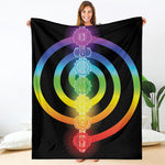 Seven Chakras Rainbow Of Life Print Blanket