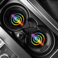 Seven Chakras Rainbow Of Life Print Car Coasters