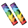 Seven Chakras Rainbow Of Life Print Car Seat Belt Covers