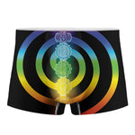 Seven Chakras Rainbow Of Life Print Men's Boxer Briefs