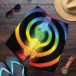 Seven Chakras Rainbow Of Life Print Men's Shorts