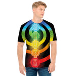 Seven Chakras Rainbow Of Life Print Men's T-Shirt