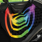 Seven Chakras Rainbow Of Life Print Pet Car Back Seat Cover