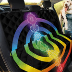 Seven Chakras Rainbow Of Life Print Pet Car Back Seat Cover