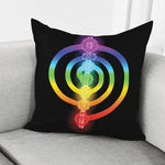 Seven Chakras Rainbow Of Life Print Pillow Cover