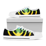 Seven Chakras Rainbow Of Life Print White Low Top Shoes
