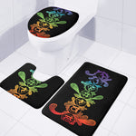 Seven Spiritual Chakras Print 3 Piece Bath Mat Set