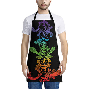 Seven Spiritual Chakras Print Apron