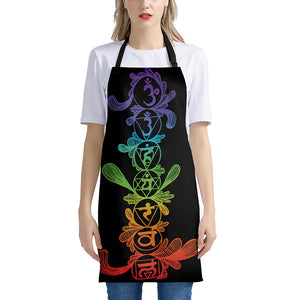 Seven Spiritual Chakras Print Apron