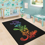 Seven Spiritual Chakras Print Area Rug